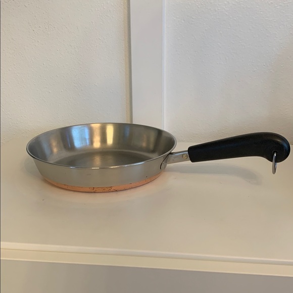 revere ware Other - Revere Ware Vintage 1801 Copper Bottom 9” Sauté Frying Pan NO LID USA